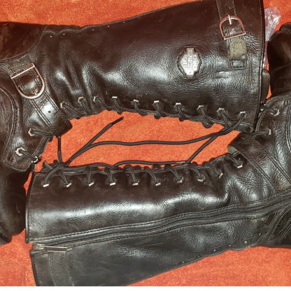 Harley Davidson women's leather boots size 7